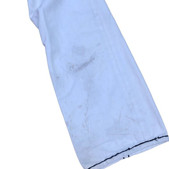 Vintage True Religion Jeans Size 32 RICKY SUPER T White Black Stitch - Picture 7 of 12